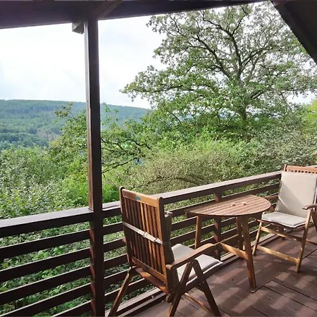 Autarke, Idyll. Huette Mit Kamin+aussicht Chalé Dausenau